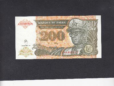 Beschrijving voorzijde: MOBUTU